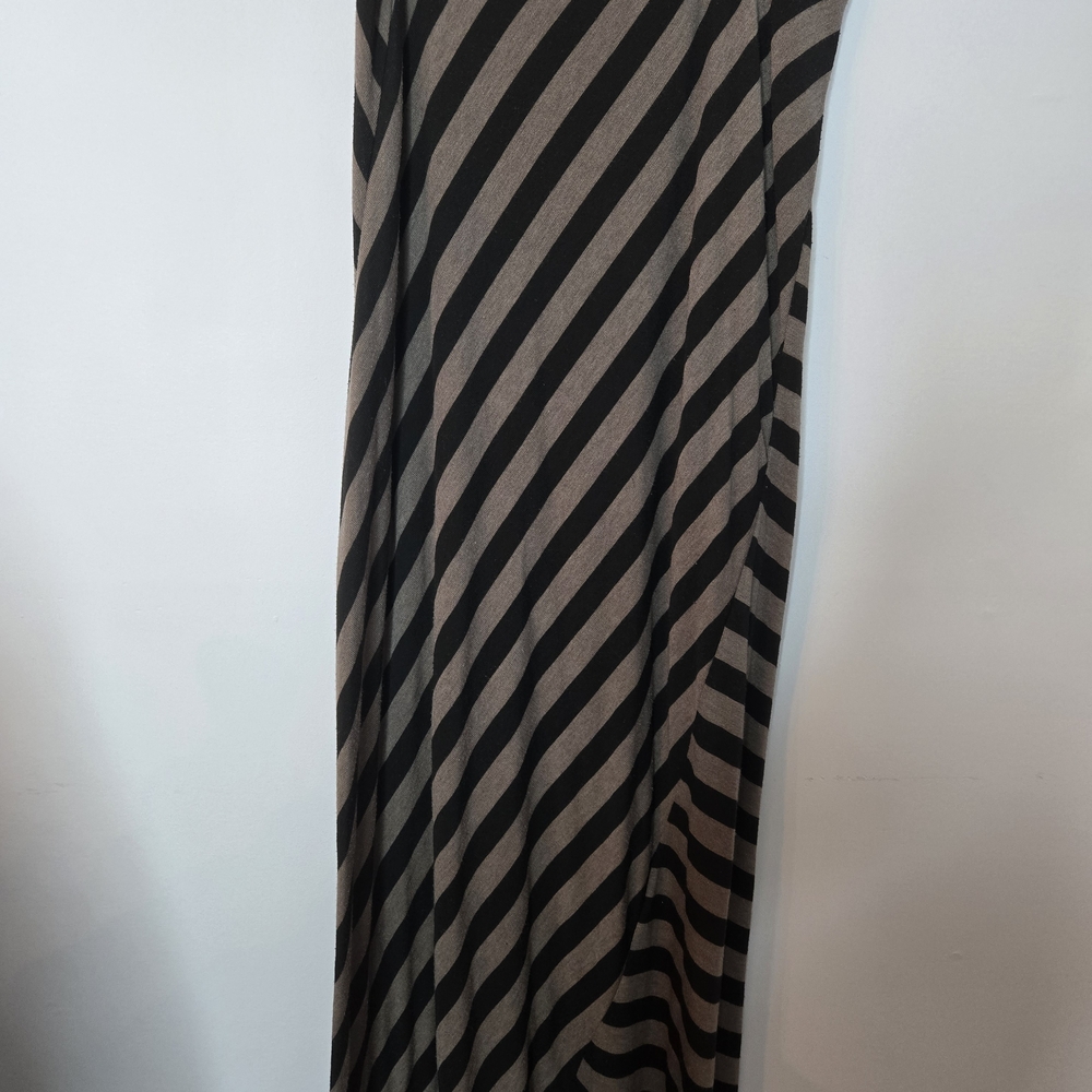 Striped Black and Brown Women's Skirt